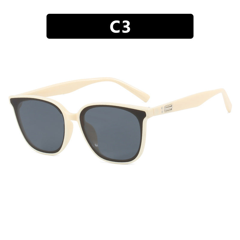 Ladies elegant sunglasses with trendy transparent frame Stornfield