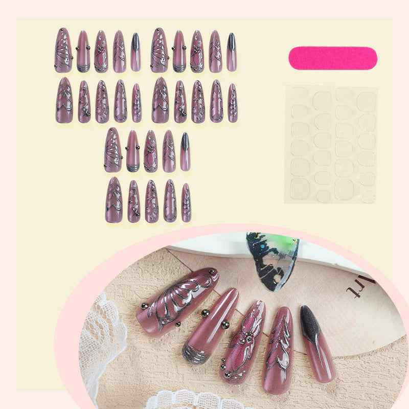 Artificial nails with filigree design Stornfield