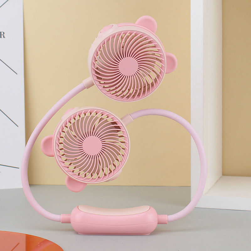 Ladies Portable Neck Fan with Dual Fan Stornfield