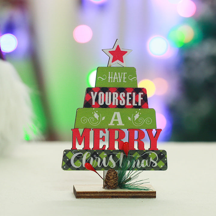 Decorative Christmas tree table item Stornfield