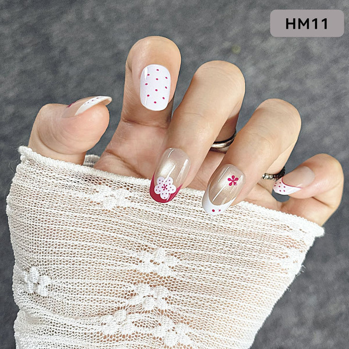 Floral Design Press-On Nail Set Stornfield