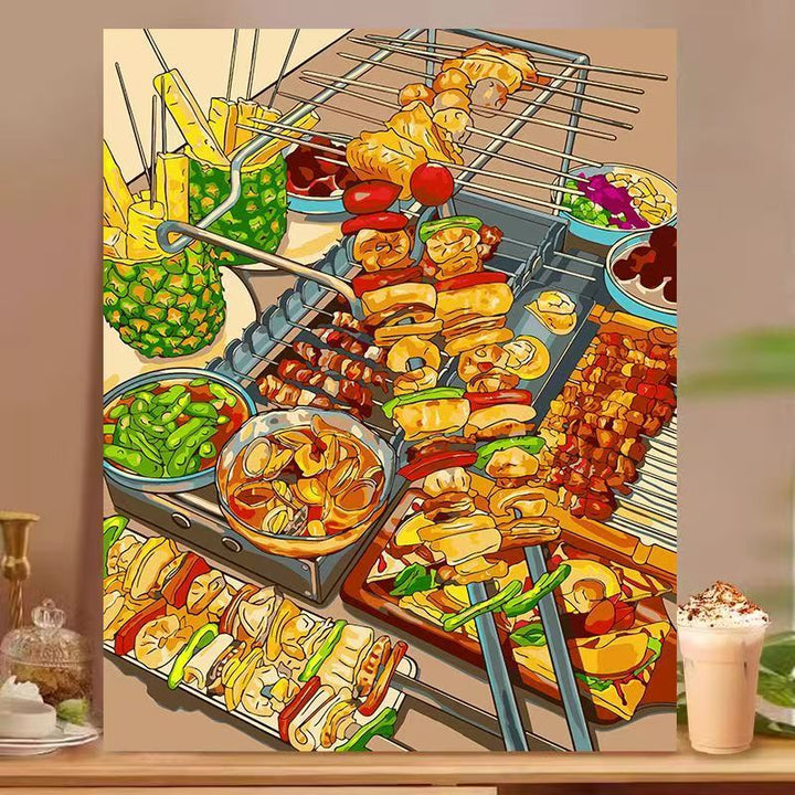 Dessert-Inspired Decorative Canvas Art Stornfield