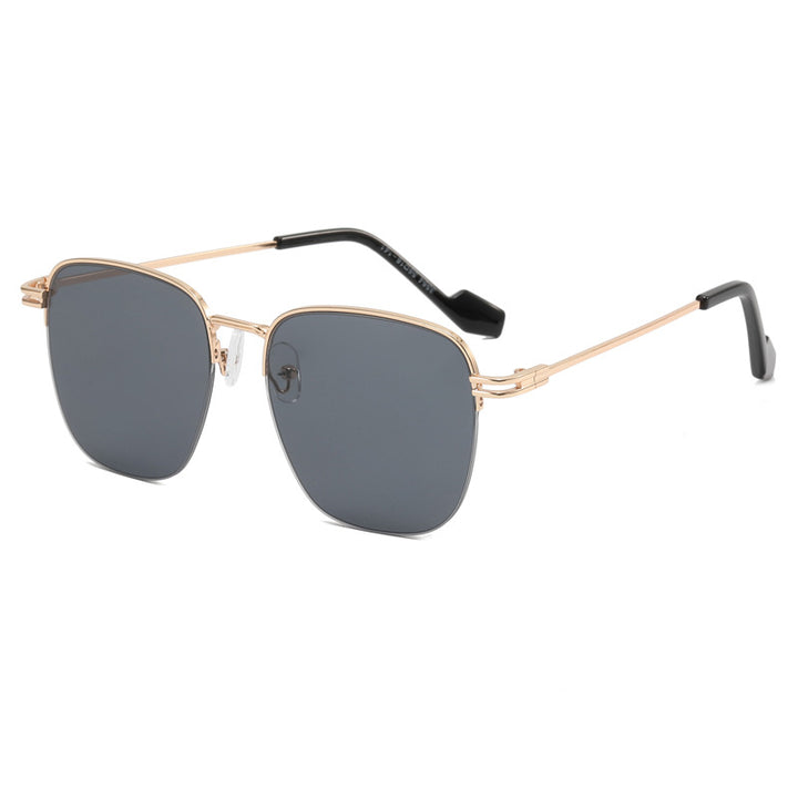 Women Designer Glasses with Square Frame and Glossy Metal Structure Stornfield