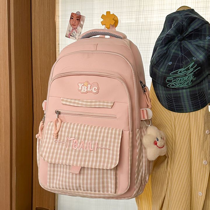 Stylish Checked Backpack Stornfield