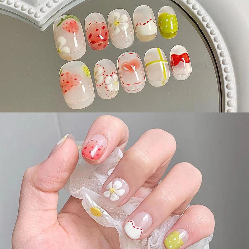 Decorative Press-On Nail Art Set 1790745538