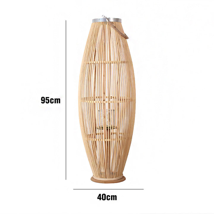 Elegant Rattan Lantern Stornfield