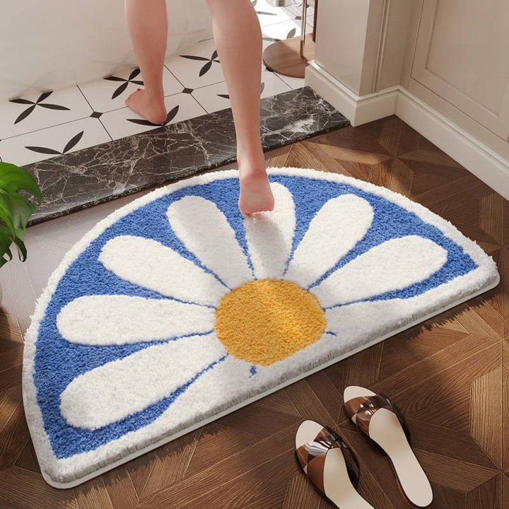 Soft Floral Bath Mat