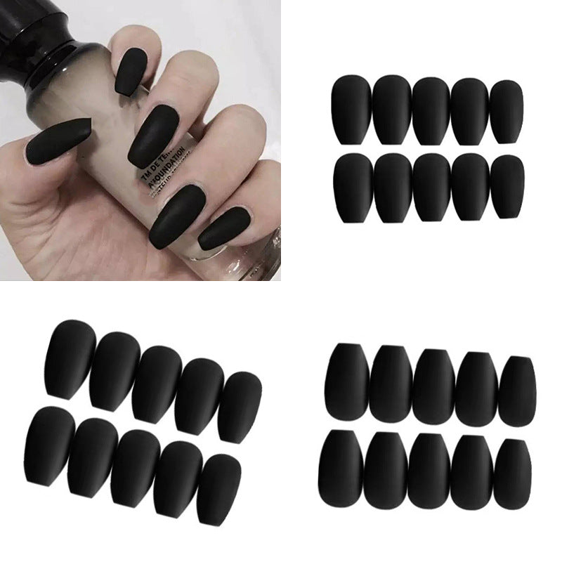 Matte Finish Press-On Nail Set Stornfield