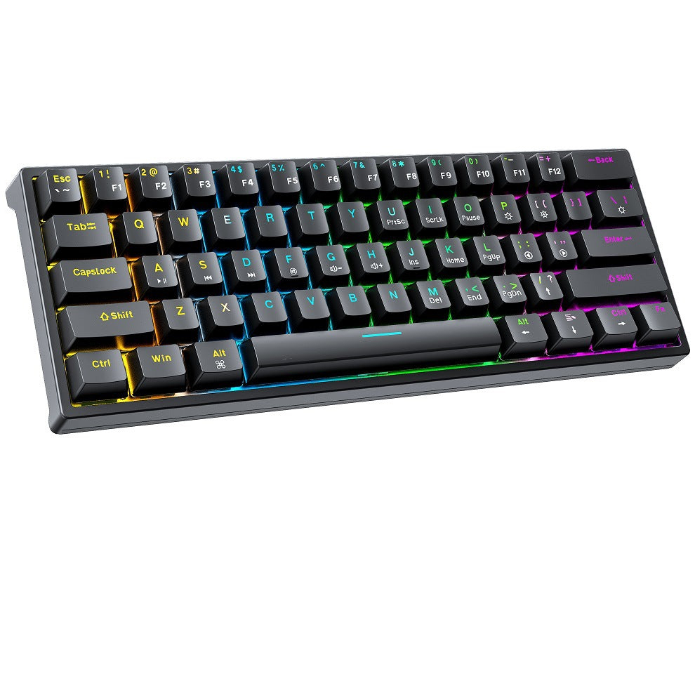 Compact Gaming Keyboard with Customizable Keys and Ergonomic Design Stornfield