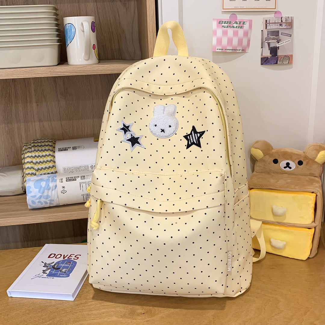 Playful Bunny and Star-Themed Backpack Stornfield