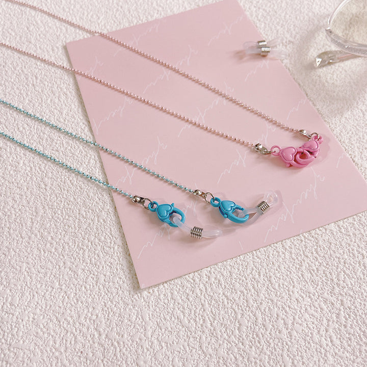Filigree glasses holder chain with heart pendant Stornfield