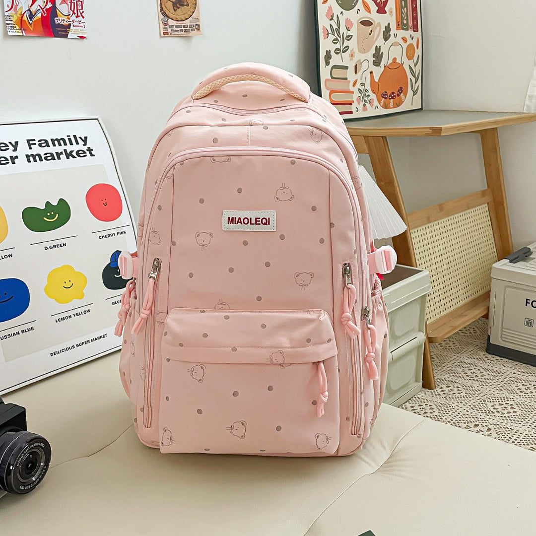 Playful Polka Dot Design Backpack Stornfield