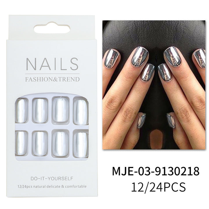 DIY Press-On Nail Set with Elegant Natural Finish Stornfield