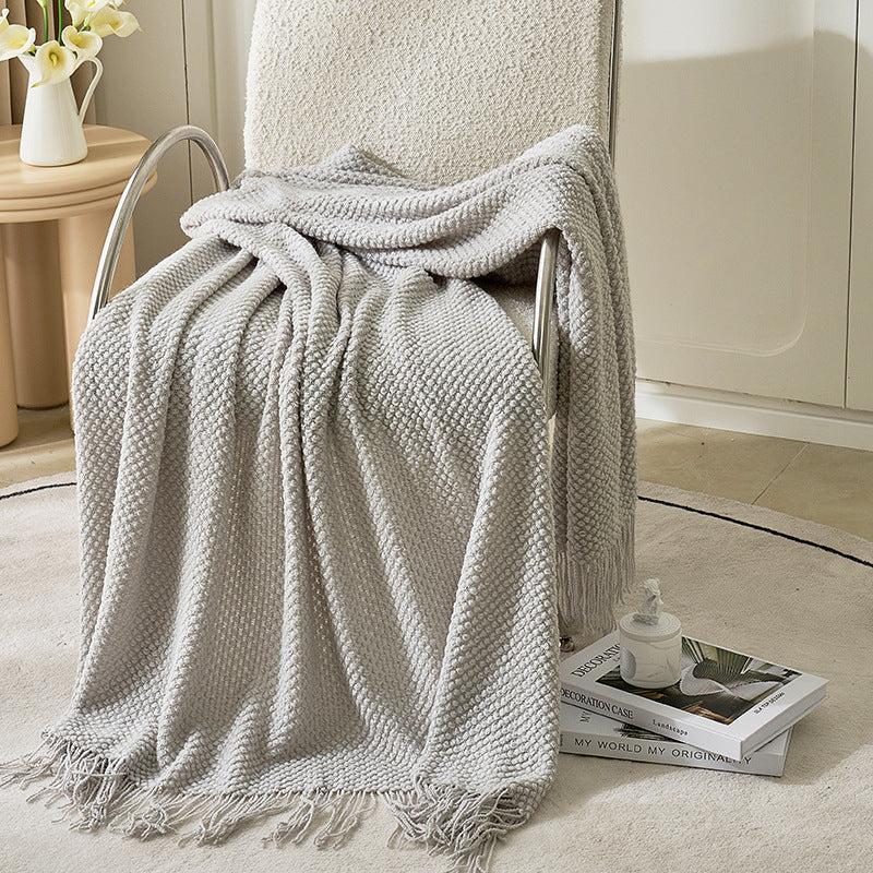Cozy Knitted Throw