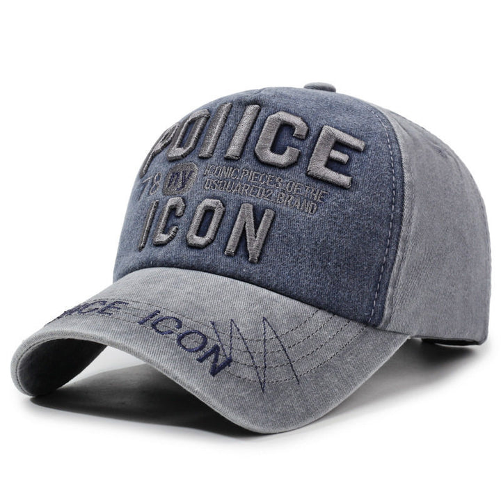 Men's Vintage-Inspired Embroidered Baseball Cap Stornfield