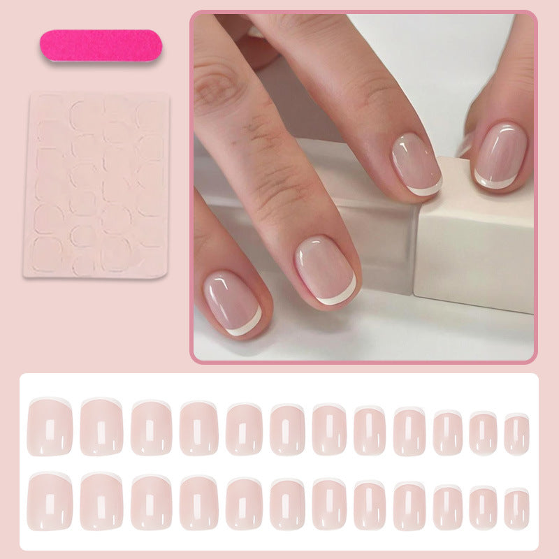 Artificial nails with elegant French tip Stornfield