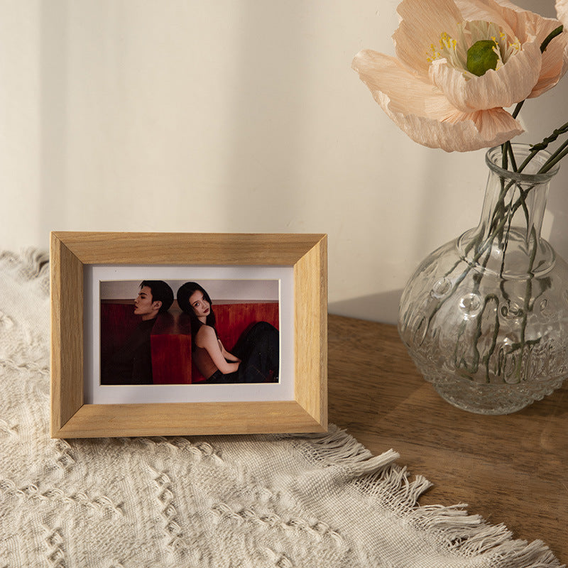 Elegant Wooden Photo Frame for Wall Display