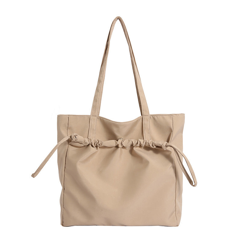 Stylish Casual Tote Bag with Drawstring Closure
