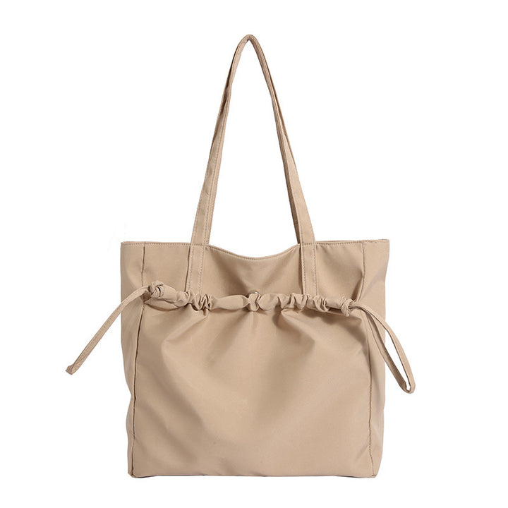 Stylish Casual Tote Bag with Drawstring Closure