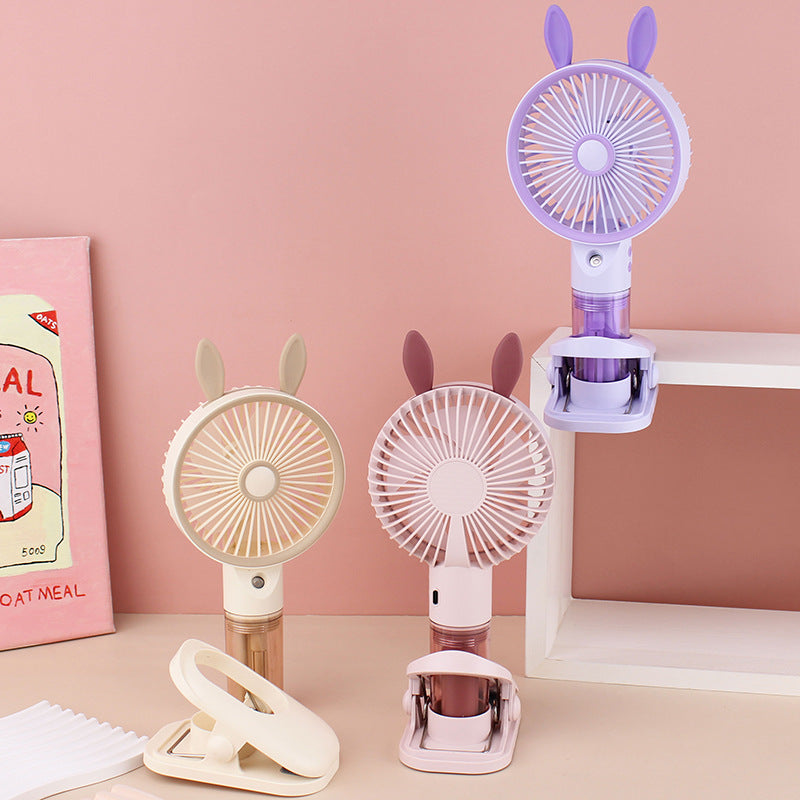 Women Portable Mini Fan with Spray Function Stornfield