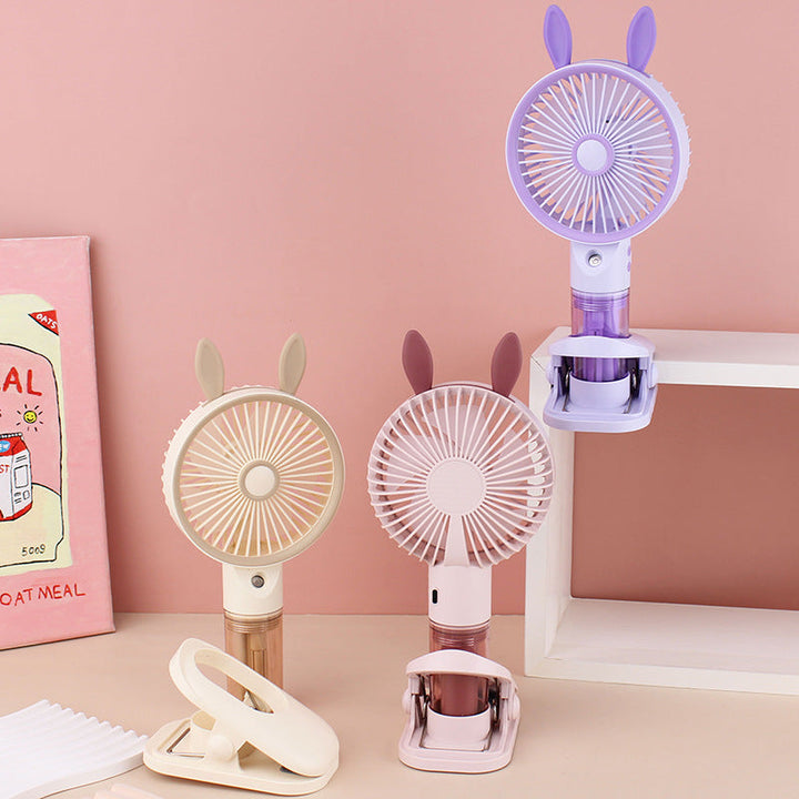 Women Portable Mini Fan with Spray Function Stornfield