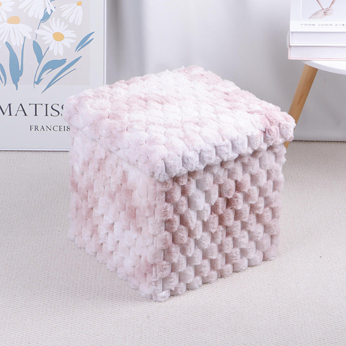 Plush Rectangular Storage Ottoman Stornfield