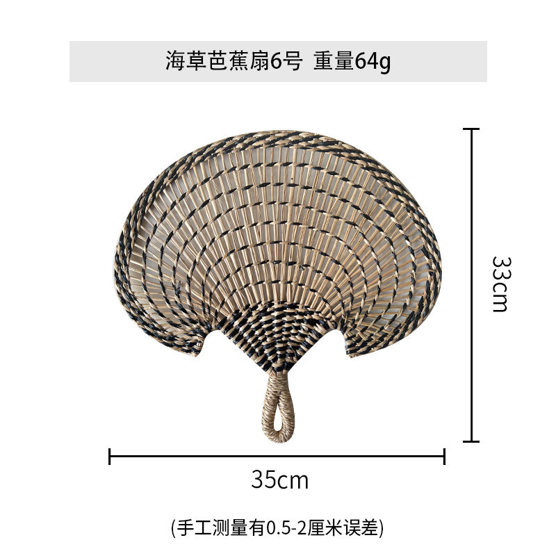 Women handmade fan made of natural materials Stornfield