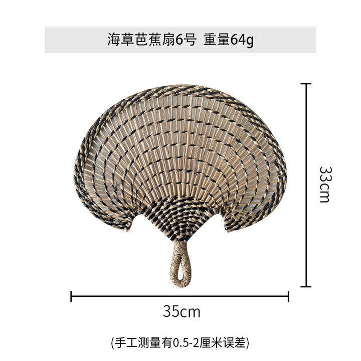 Women handmade fan made of natural materials Stornfield