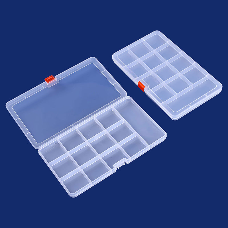 Plastic Multi-Grid Craft Storage Box Stornfield