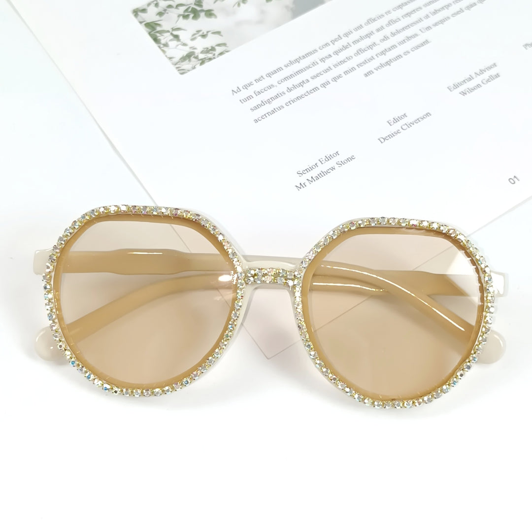 Women Glittering Oversized Sunglasses Stornfield
