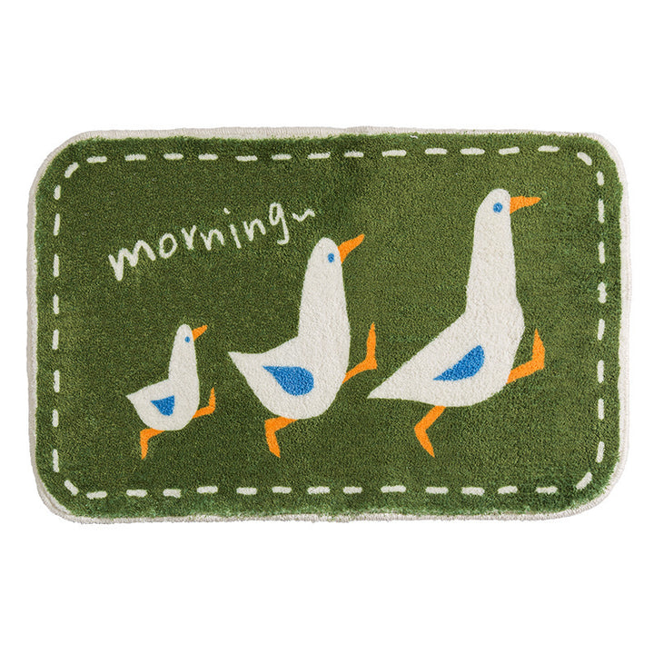 Floral Emblazoned Area Mat Stornfield