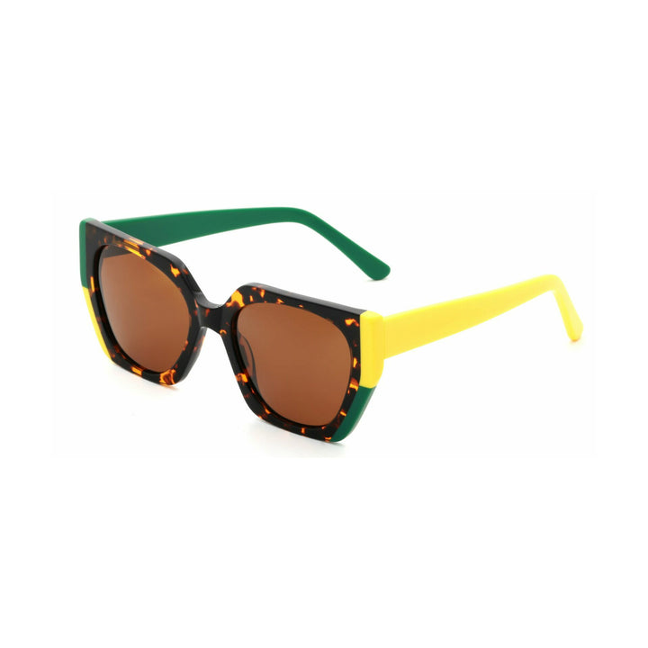 Women's designer sunglasses with angular frame and polarized lenses Stornfield