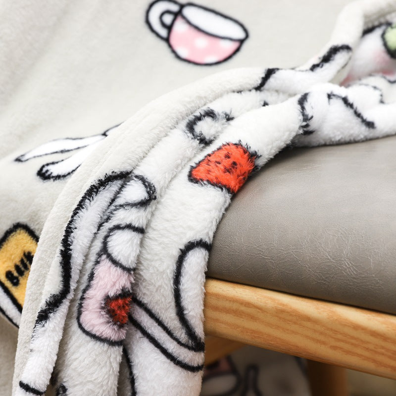 Geometric Pattern Cozy Throw Blanket