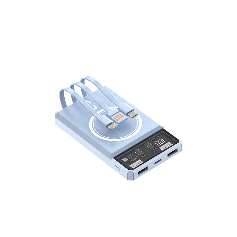 Power bank with integrated light and fast charging functions Stornfield