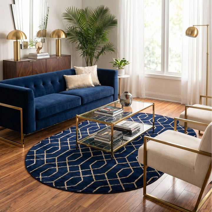 Geometric Patterned Area Rug