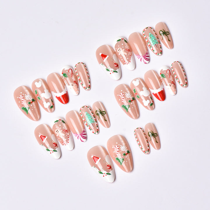 Festive Seasonal Press-On Nail Set