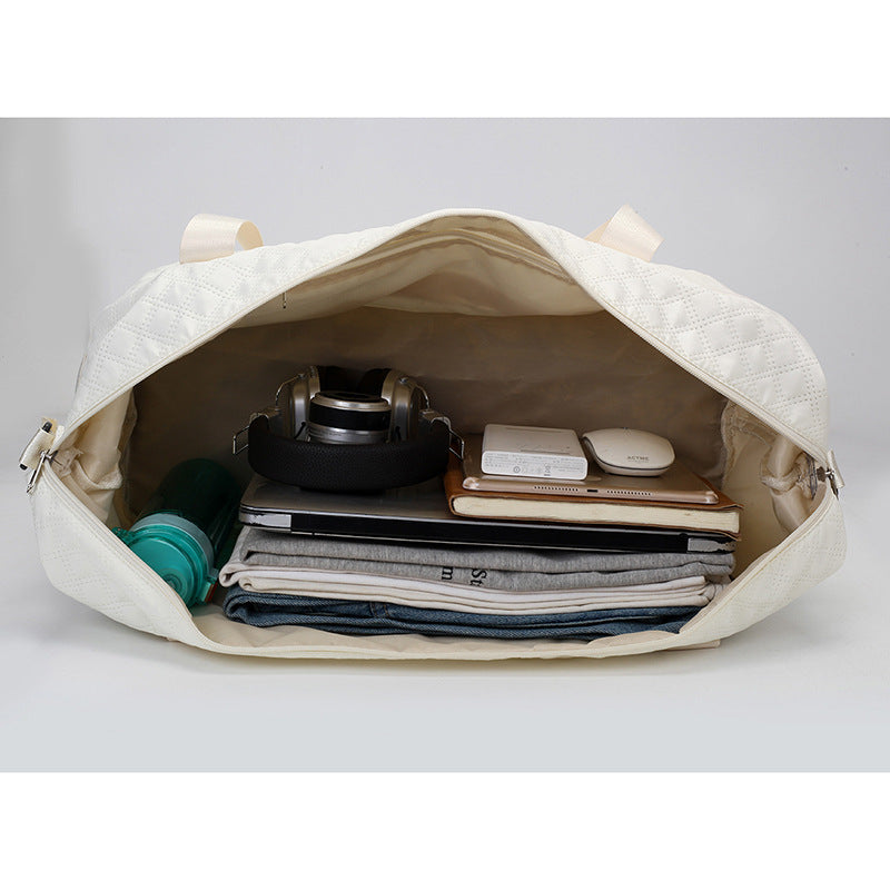 Premium Quilted Weekend Duffel Bag
