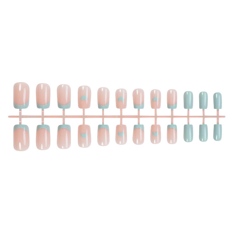 Heart-Accent Press-On Nail Set Stornfield