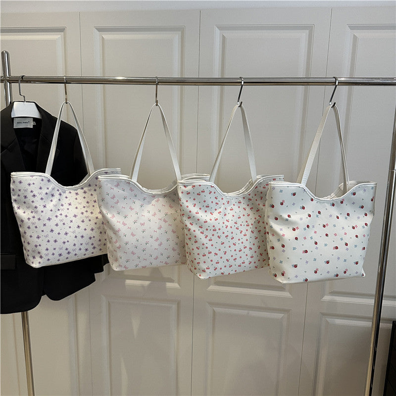 Floral Print Shopping Tote Bag Stornfield