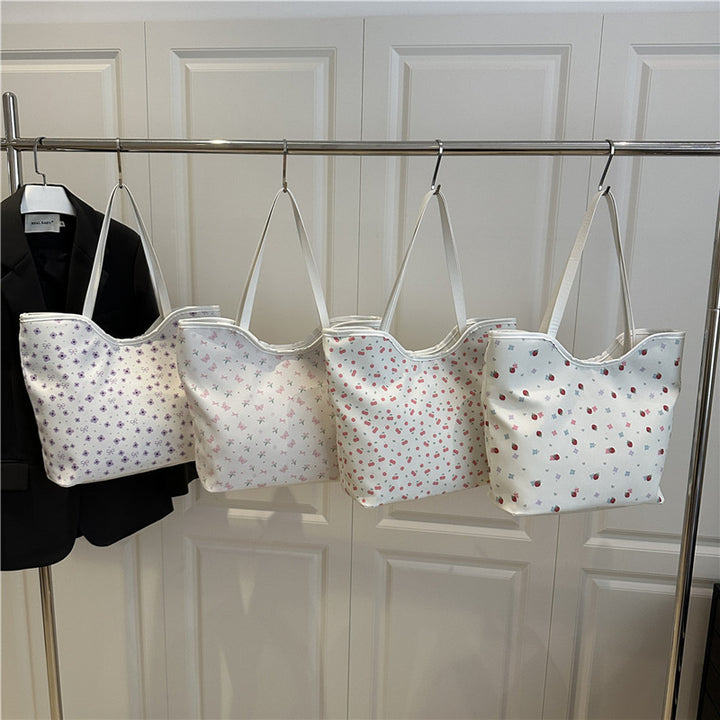 Floral Print Shopping Tote Bag Stornfield