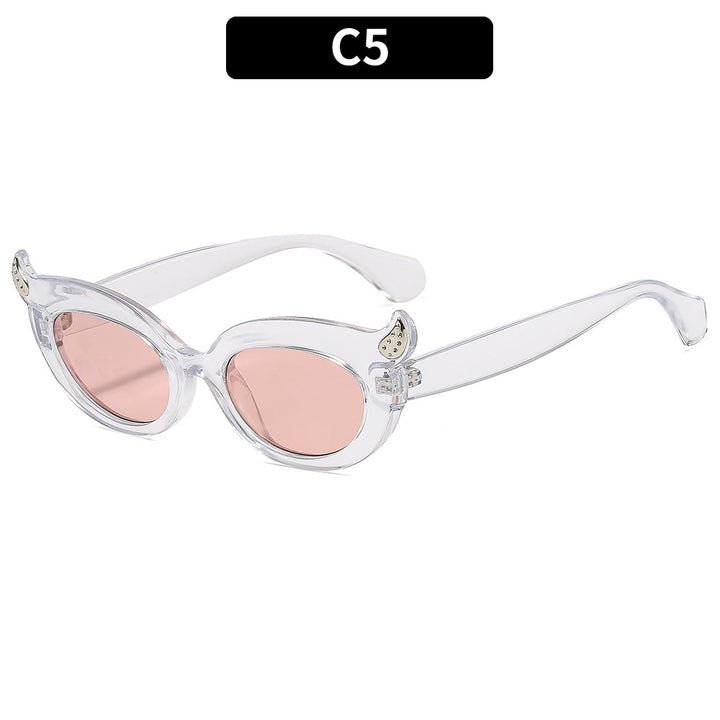 Playful Retro Cat-Eye Sunglasses