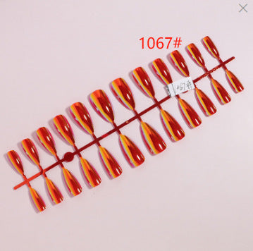 Artistic Gradient Press-On Nails Stornfield