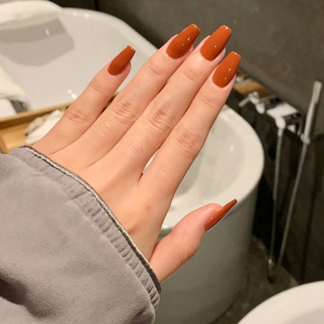 Stylish Coffin Nail Extensions