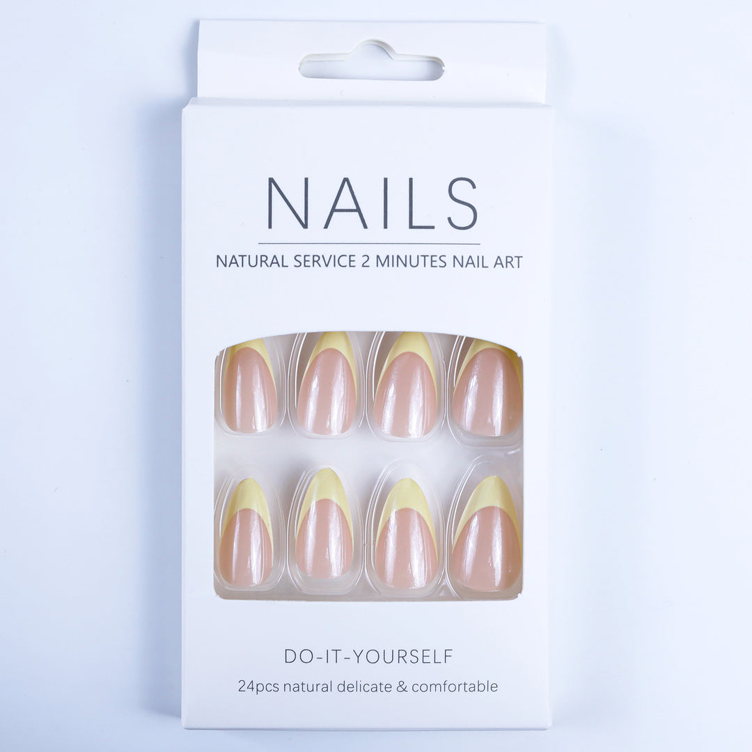 Artificial nails with elegant gradient and chic tips Stornfield