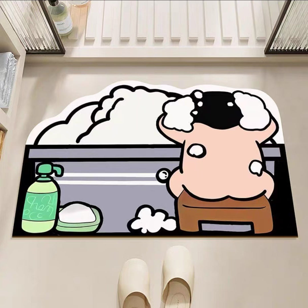 Fun Character-Themed Bath Mat