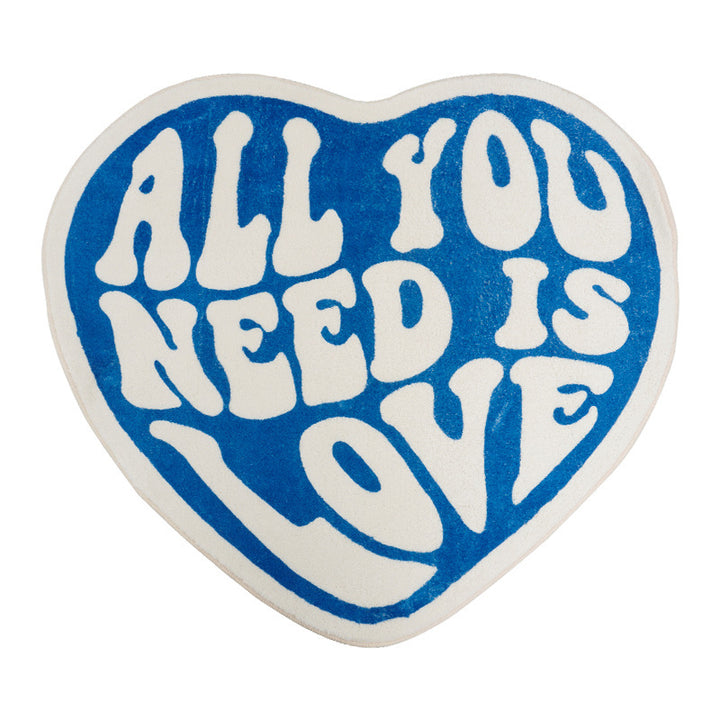 Heart-Shaped Artistic Area Rug