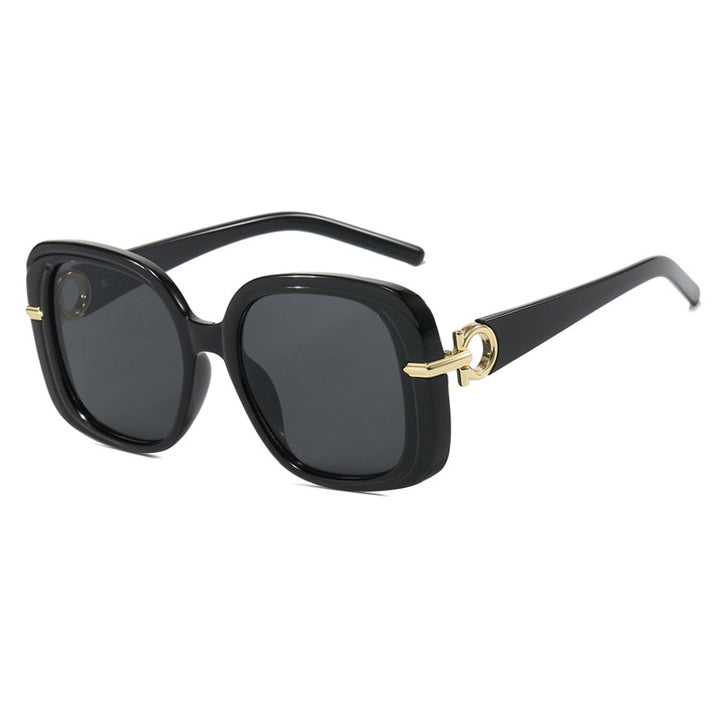 Women's square sunglasses with luxurious metal accent Stornfield