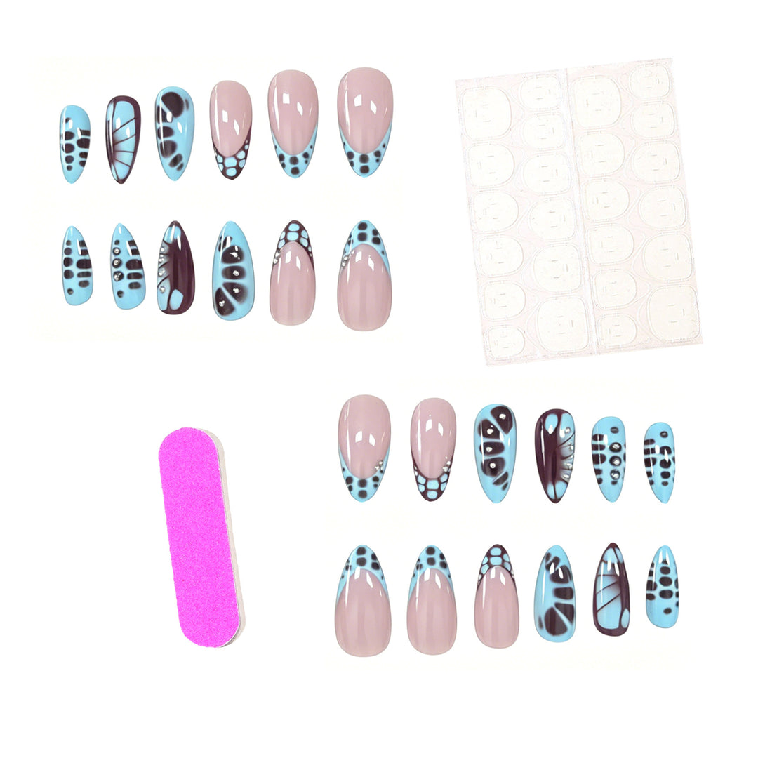 Artistic Butterfly-Inspired Nail Art Extensions Stornfield