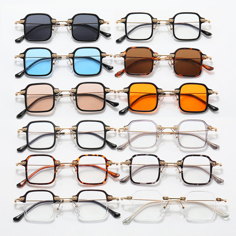 Women's geometric sunglasses with stylish metal frame Stornfield