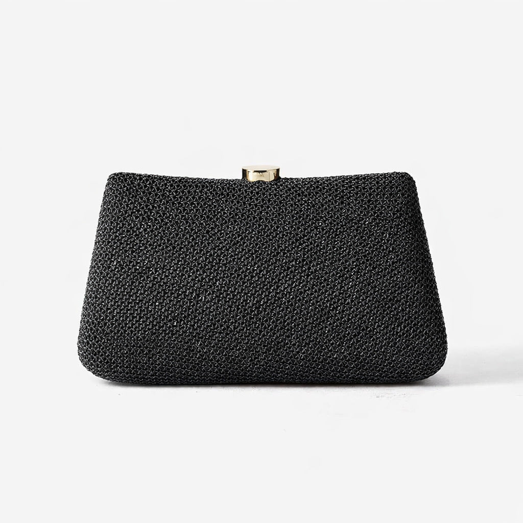 Textured Knit Evening Clutch